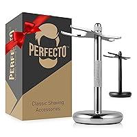 Algopix Similar Product 2 - Perfecto Deluxe Chrome Razor and Brush