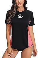 Algopix Similar Product 8 - Halcurt Women Swim Shirt Top Only UV