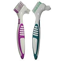 Algopix Similar Product 5 - 2Pack Denture Cleaning Brush Set