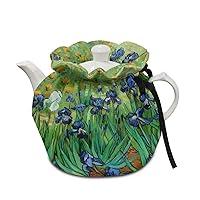 Algopix Similar Product 12 - Orchid Oil Painting Tea Cosy Cover of