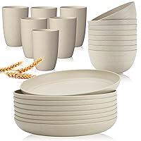 Algopix Similar Product 18 - Wrova wheat straw bowls and plates