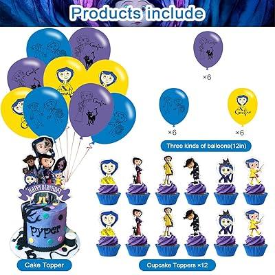 Best Deal for YACANNA Coraline Birthday Party Supplies, Coraline
