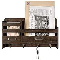 Algopix Similar Product 20 - Mkono Mail Holder Rustic Wood Mail and