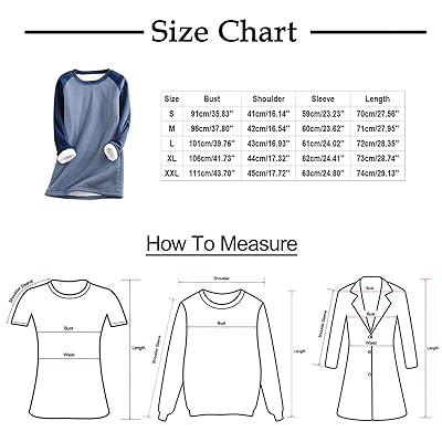Best Deal for ZIAxiav Women Warm Top Blouse Thick Fleece Color Matching