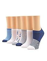 Algopix Similar Product 11 - Hue Womens Cotton Liner Sport Socks 6