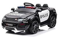 Algopix Similar Product 10 - u URideon 12V Ride on Police Car for