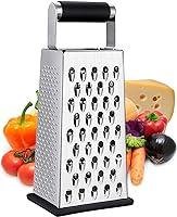 Algopix Similar Product 3 - Cheese Grater 4sided Box Grater for