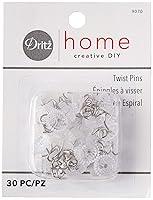 Algopix Similar Product 10 - Dritz Home 9070 Twist Pins with Clear