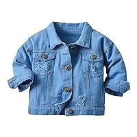 Algopix Similar Product 9 - BILIKEYU Baby Boys Girls Denim Jacket