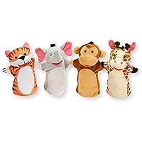 Algopix Similar Product 5 - Melissa  Doug Zoo Friends Hand Puppets