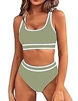 Algopix Similar Product 6 - BMJL Womens High Waisted Bikini Sets