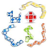 Algopix Similar Product 20 - Ganowo 6 Pack Magic Snake Cube Mini