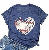 Algopix Similar Product 4 - Baseball Shirts Women Baseball Heart