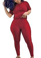 Algopix Similar Product 3 - Women Yoga Outfit 2 Piece Textured