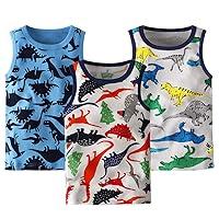 Algopix Similar Product 1 - Frogwill Toddler Boys Tank Top Dinosaur