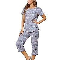 Algopix Similar Product 11 - PNAEONG Women Pajama Set Sleepwear Tops