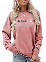 Algopix Similar Product 18 - ECLALIDZ Moms Favorite Sweatshirt Not