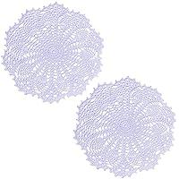 Algopix Similar Product 7 - BIBITIME Lace Doilies Handmade Crochet