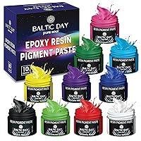 Algopix Similar Product 13 - 10 Pigment Pastes for Epoxy Resin Jars