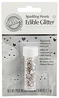 Algopix Similar Product 18 - Wilton Edible Glitter, Silver Hearts