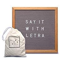Algopix Similar Product 5 - Felt Letter Board  10 x 10 with Oak