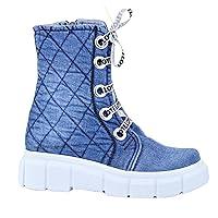 Algopix Similar Product 18 - Jeans Boots Shoes Handmade Womens
