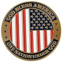 Algopix Similar Product 4 - God Bless America Coin Patriotic