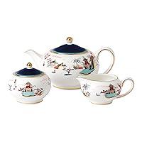 Algopix Similar Product 18 - Wedgwood Wonderlust Blue Pagoda Tea