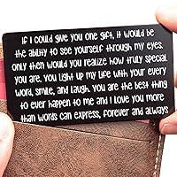 Algopix Similar Product 3 - I Love You Card for Him Her  Engraved