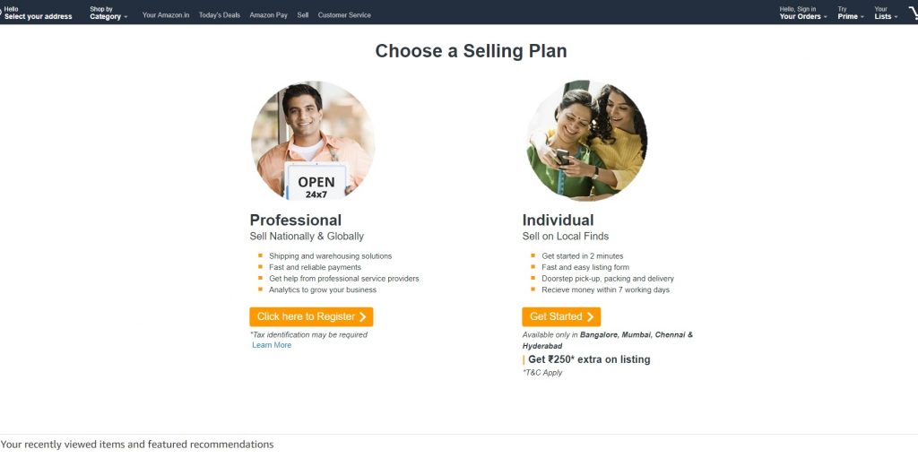 Individual Amazon Seller